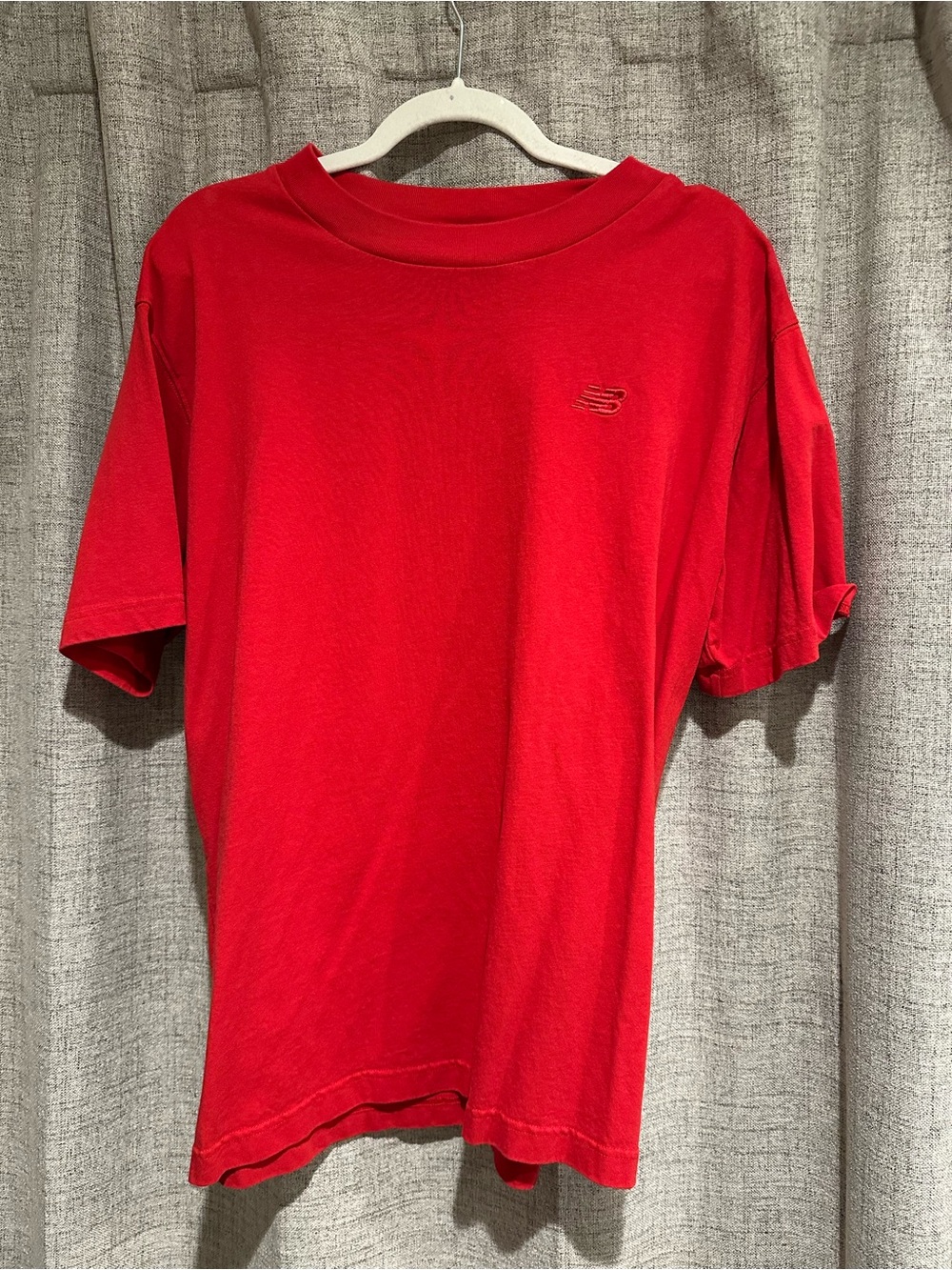 New Balance Men’s Bright Red Short Sleeve Crewneck Tee